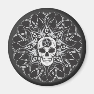 Aimant Goth Skull