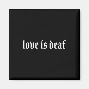 Aimant Gothique Sourd ASL Geste MAIN Sourde Perte d'audit