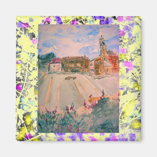 Aimant goutte d'eau de parme en italie (Devant)