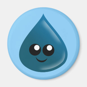 Aimant gouttes de pluie, gouttes de lacrymogène, gouttes 