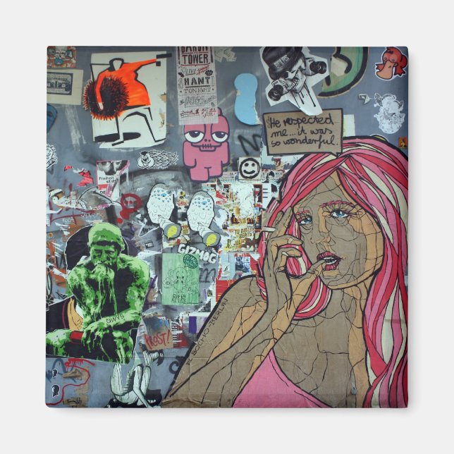 Aimant Graffiti, Berlin, Allemagne (Devant)