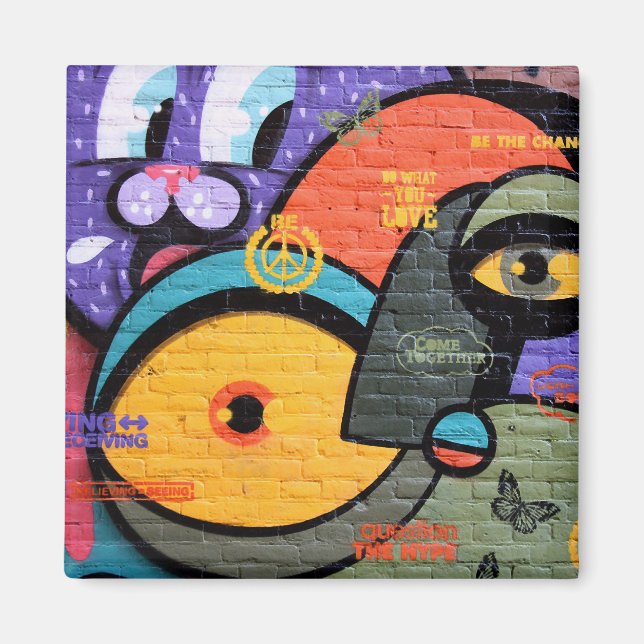 Aimant Graffiti d'Amsterdam (Devant)