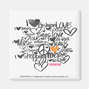 Aimant Graffiti Orange