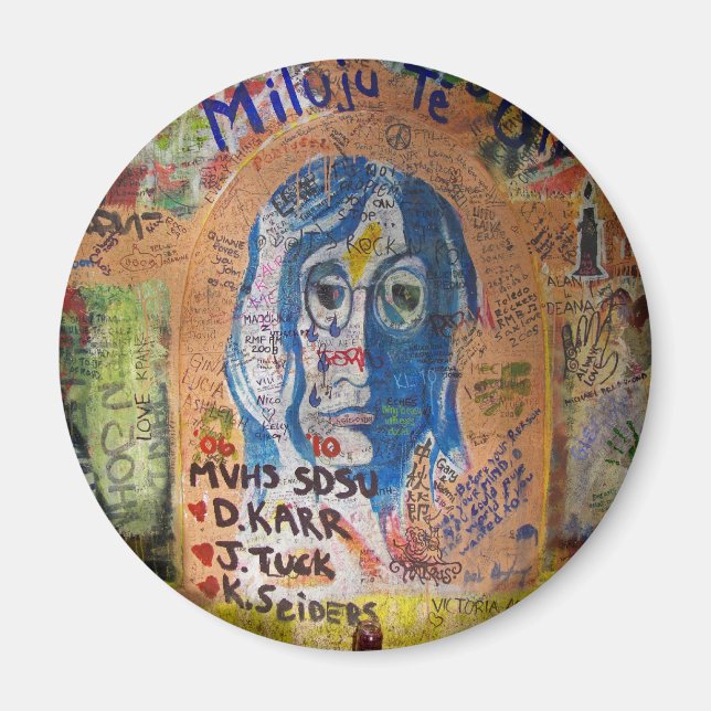 Aimant Graffiti - Prague (Devant)