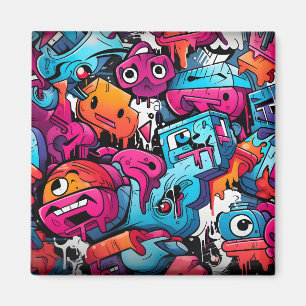 Aimant Graffiti Street Art Splash