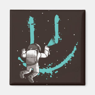 Aimant grafitti astronaute