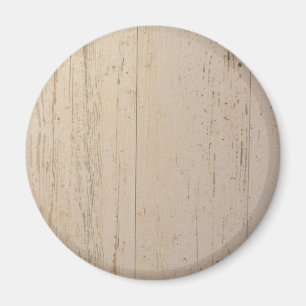 Aimant Grains de bois texturés blancs blanchis