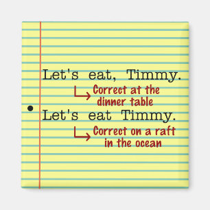 Aimant Grammaire de la ponctuation amusante