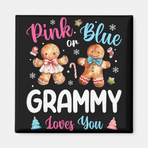 Aimant Grammy t'aime révélation du sexe Rose ou Bleu Noël