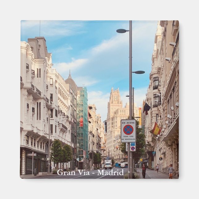 Aimant Gran Vía - Madrid (Devant)