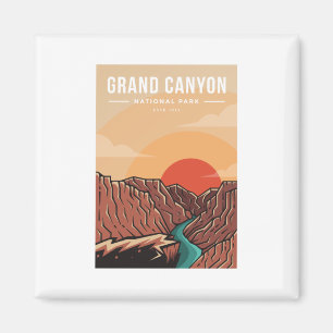 Aimant Grand canyon national park emblem patch logo