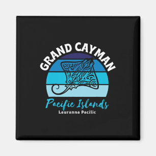 Aimant Grand Cayman Pacific Islands Stingray Family Vacat