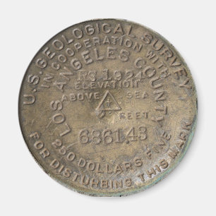 Aimant Grand centre de visiteur de pins, repère de