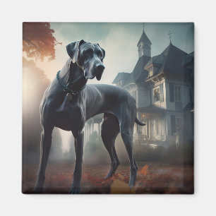 Aimant Grand Danois Halloween Épouvantable