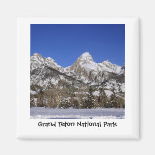 Aimant grand de parc national de Teton