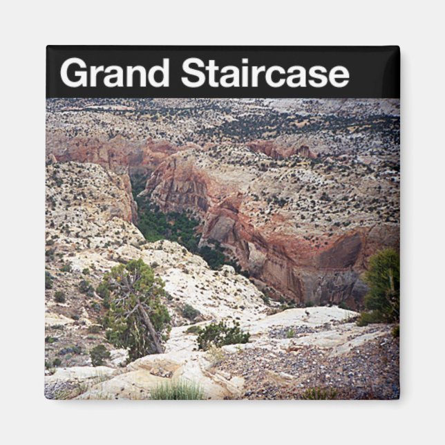 Aimant Grand Escalier-Escalante Monument National (Devant)