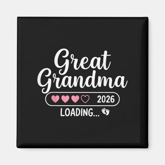 Aimant Grand grand-mère 2026 Chargement (Devant)