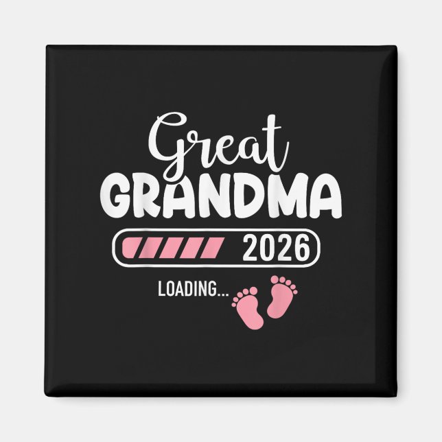 Aimant Grand grand-mère 2026 Chargement (Devant)