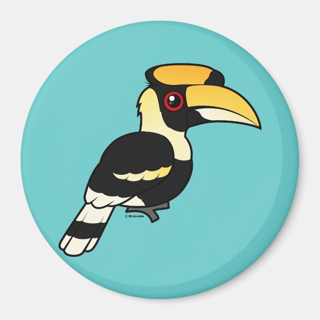 Aimant Grand Hornbill (Devant)