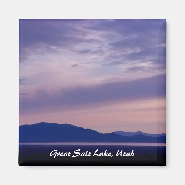 Aimant Grand lac de sel, Utah (Devant)