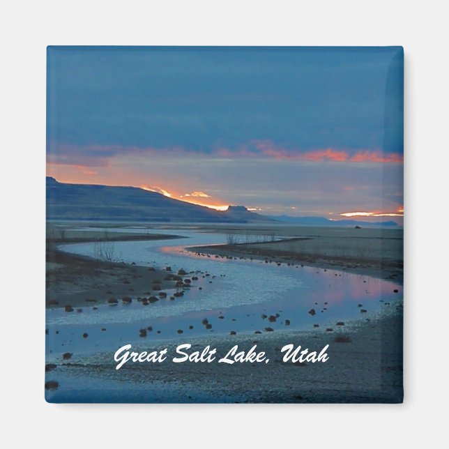 Aimant Grand lac de sel, Utah (Devant)