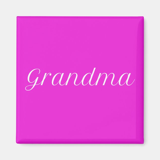 Aimant +Grand-mère (Devant)