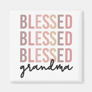 Aimant Grand-mère béni Cadeaux pour grand-mère