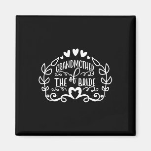 Aimant Grand-Mère De La Mariée Tee - shirt Mariage Annive
