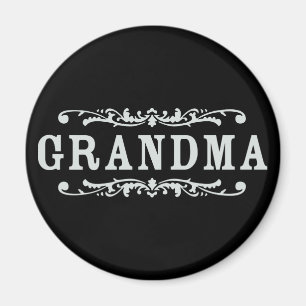 Aimant Grand-mère décorative
