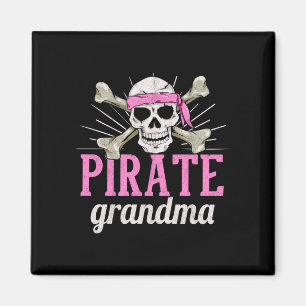 Aimant Grand-mère pirate homme mer des Caraïbes voleur