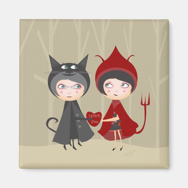 Aimant Grand-mère Valentine (Devant)