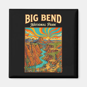 Aimant Grand parc national de Big Bend paysage de canyon 