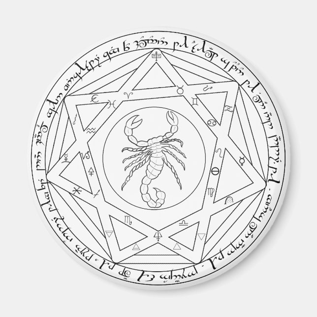 Aimant Grand Pentacle (Devant)