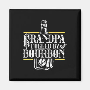 Aimant Grand-Père Alimenté Par Boisson Bourbon Boire L