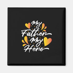 Aimant Grand-père Cadeau Mon père Mon héros