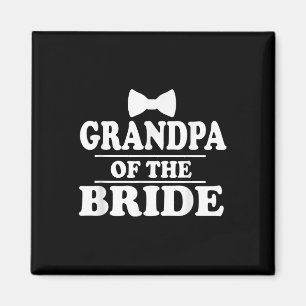 Aimant Grand-Père De La Mariage Mariée Bachelor Bachelor
