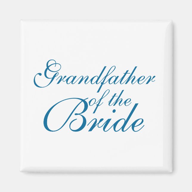 Aimant Grand-père de la mariée (Devant)