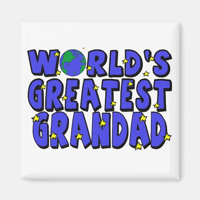 Aimant Grand-père du monde (Devant)