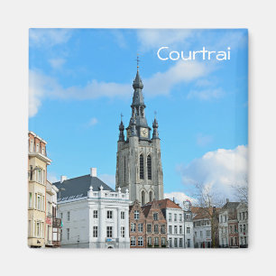 Aimant Grand Place et église Saint-Martin de Courtrai