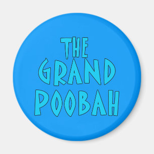 Aimant Grand Poobah Blue Font Products