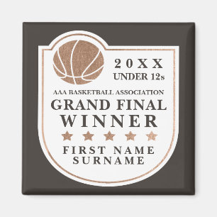 Aimant Grand Prix de la Finale du Basketball local Trophé