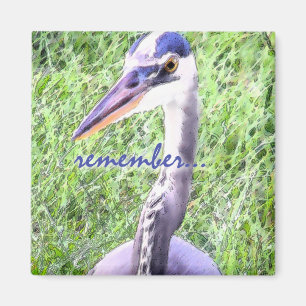 Aimant Grand rappel bleu