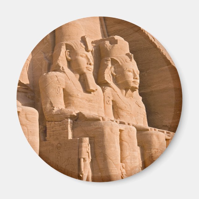 Aimant Grand Temple d'Abou Simbel - Ramses II - Egypte (Devant)