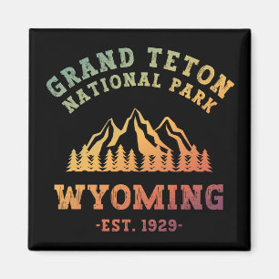Aimant Grand Teton National Park Wyoming USA Gradient