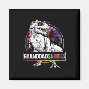 Aimant Granddadsaurus Dinosaure Grand-père Saurus T-shirt