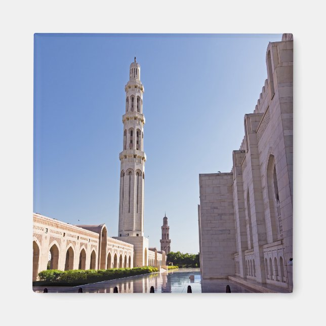 Aimant Grande Mosquée Sultan Qaboos à Mascate, Oman (Devant)