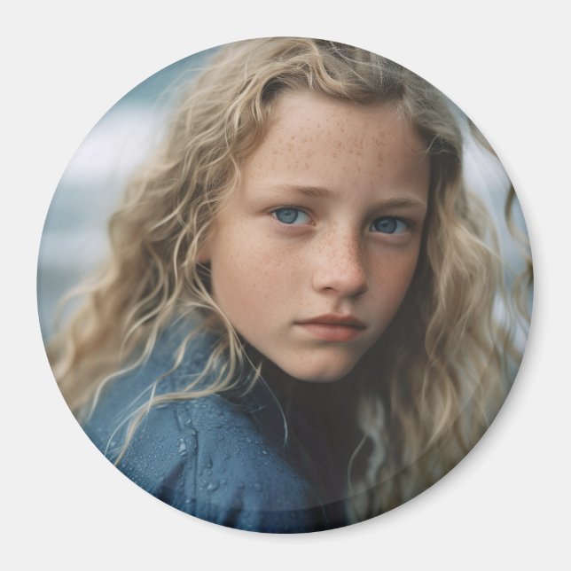 AIMANT GRANDE PHOTO PERSONNALISÉE (Devant)