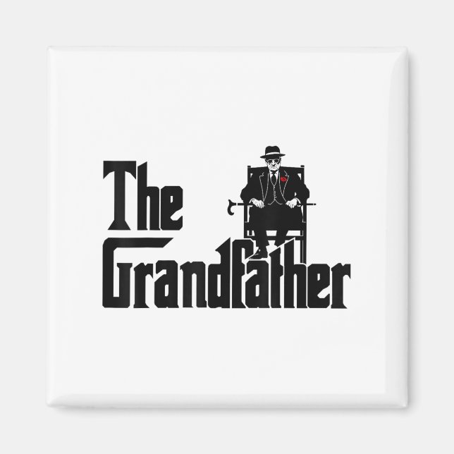 Aimant Grandfather Funny Quote Design For Grandpas  (Devant)