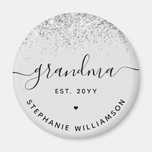 Aimant Grandma Est Parties scintillant Confetti Cadeaux G