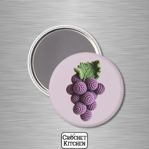 Aimant Grandma minimaliste pourpre Crochet